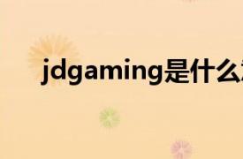 jdgaming是什么意思（JD Gaming）