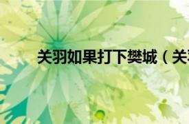 关羽如果打下樊城（关羽为什么没能攻下樊城啊）