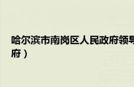 哈尔滨市南岗区人民政府领导班子成员（哈尔滨市南岗区人民政府）