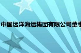 中国远洋海运集团有限公司董事长（中国远洋海运集团有限公司）