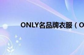 ONLY名品牌衣服（ONLY 世界知名服装品牌）