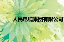 人民电缆集团有限公司官网（中国人民电缆集团）