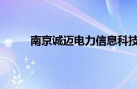 南京诚迈电力信息科技有限公司是否是外包公司