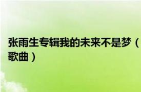 张雨生专辑我的未来不是梦（我的未来不是梦 1988年张雨生演唱歌曲）