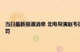 当日最新报道消息 北电导演赵韦弦的样子 导过什么片子被曝性骚扰怎么处罚