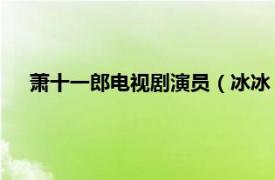 萧十一郎电视剧演员（冰冰 电视剧《萧十一郎》中的人物）