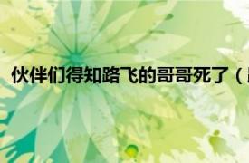 伙伴们得知路飞的哥哥死了（路飞的哥哥是不是死了怎么死的）