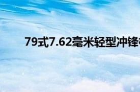 79式7.62毫米轻型冲锋枪（79式7.62毫米冲锋枪）