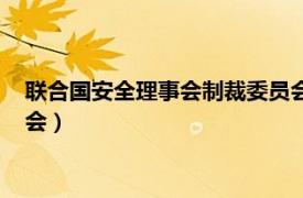 联合国安全理事会制裁委员会官网（联合国安全理事会制裁委员会）