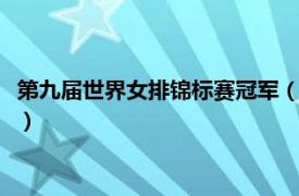 第九届世界女排锦标赛冠军（2018年第19届世界军体女排锦标赛）