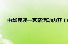 中华民族一家亲活动内容（中华民族一家亲 文化下乡活动）