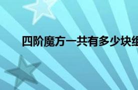 四阶魔方一共有多少块组成（四阶魔方一共有几块）