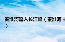 秦淮河流入长江吗（秦淮河 长江下游右岸支流相关内容简介介绍）