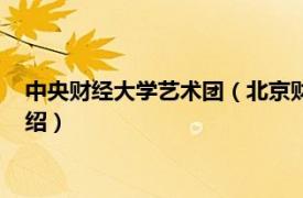 中央财经大学艺术团（北京财经专修学院艺术团相关内容简介介绍）