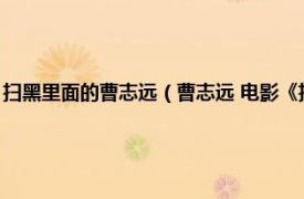 扫黑里面的曹志远（曹志远 电影《扫黑决战》中的角色相关内容简介介绍）