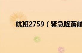 航班2759（紧急降落航班174相关内容简介介绍）