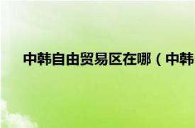 中韩自由贸易区在哪（中韩自由贸易区相关内容简介介绍）