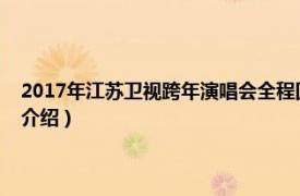 2017年江苏卫视跨年演唱会全程回顾（江苏卫视跨年演唱会相关内容简介介绍）