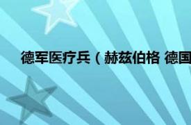 德军医疗兵（赫兹伯格 德国国防军军医相关内容简介介绍）