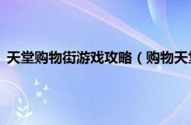 天堂购物街游戏攻略（购物天堂 经营类游戏相关内容简介介绍）