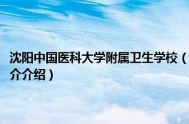 沈阳中国医科大学附属卫生学校（辽宁沈阳医学院附属卫生学校相关内容简介介绍）