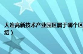 大连高新技术产业园区属于哪个区（大连高新技术产业园区相关内容简介介绍）