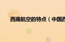 西南航空的特点（中国西南航空相关内容简介介绍）