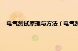 电气测试原理与方法（电气测试基本技术相关内容简介介绍）