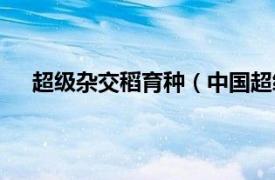 超级杂交稻育种（中国超级稻育种相关内容简介介绍）