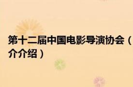 第十二届中国电影导演协会（第3届中国电影导演协会相关内容简介介绍）