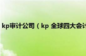 kp审计公司（kp 全球四大会计师事务所之一相关内容简介介绍）