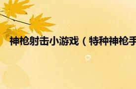 神枪射击小游戏（特种神枪手 射击类游戏相关内容简介介绍）