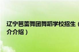 辽宁芭蕾舞团舞蹈学校招生（辽宁芭蕾舞团舞蹈学校相关内容简介介绍）