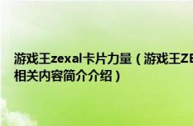 游戏王zexal卡片力量（游戏王ZEXAL 动画《游戏王ZEXAL》中的卡片名相关内容简介介绍）