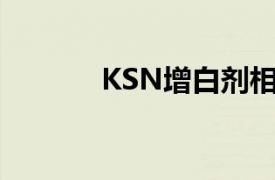 KSN增白剂相关内容简介介绍