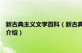 新古典主义文学百科（新古典主义 新古典主义文化相关内容简介介绍）