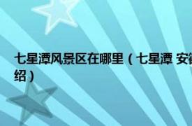 七星潭风景区在哪里（七星潭 安徽省黄山云谷景区七星潭相关内容简介介绍）