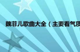 魏菲儿歌曲大全（主要看气质 魏菲儿单曲相关内容简介介绍）