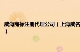 威海商标注册代理公司（上海威名知识产权代理有限公司相关内容简介介绍）