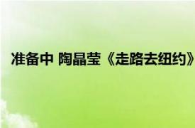 准备中 陶晶莹《走路去纽约》专辑中的歌曲相关内容简介介绍