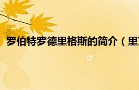 罗伯特罗德里格斯的简介（里克罗德里格兹相关内容简介介绍）