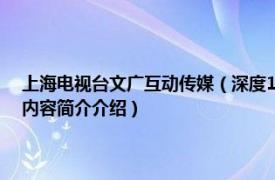 上海电视台文广互动传媒（深度105 上海文广新闻传媒集团品牌栏目相关内容简介介绍）