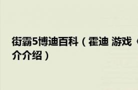 街霸5博迪百科（霍迪 游戏《街霸：对决》中的角色相关内容简介介绍）