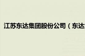 江苏东达集团股份公司（东达集团有限公司相关内容简介介绍）