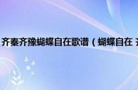 齐秦齐豫蝴蝶自在歌谱（蝴蝶自在 齐豫、齐秦合唱歌曲相关内容简介介绍）