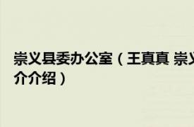 崇义县委办公室（王真真 崇义县人民政府办公室主任相关内容简介介绍）