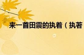 来一首田震的执着（执著 田震歌曲相关内容简介介绍）