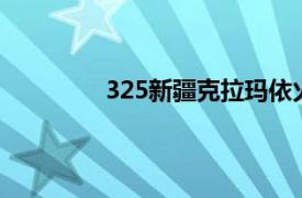 325新疆克拉玛依火灾相关内容简介介绍