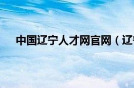 中国辽宁人才网官网（辽宁人才网相关内容简介介绍）