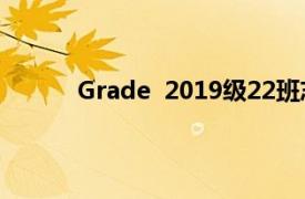 Grade  2019级22班志愿服务队相关内容介绍